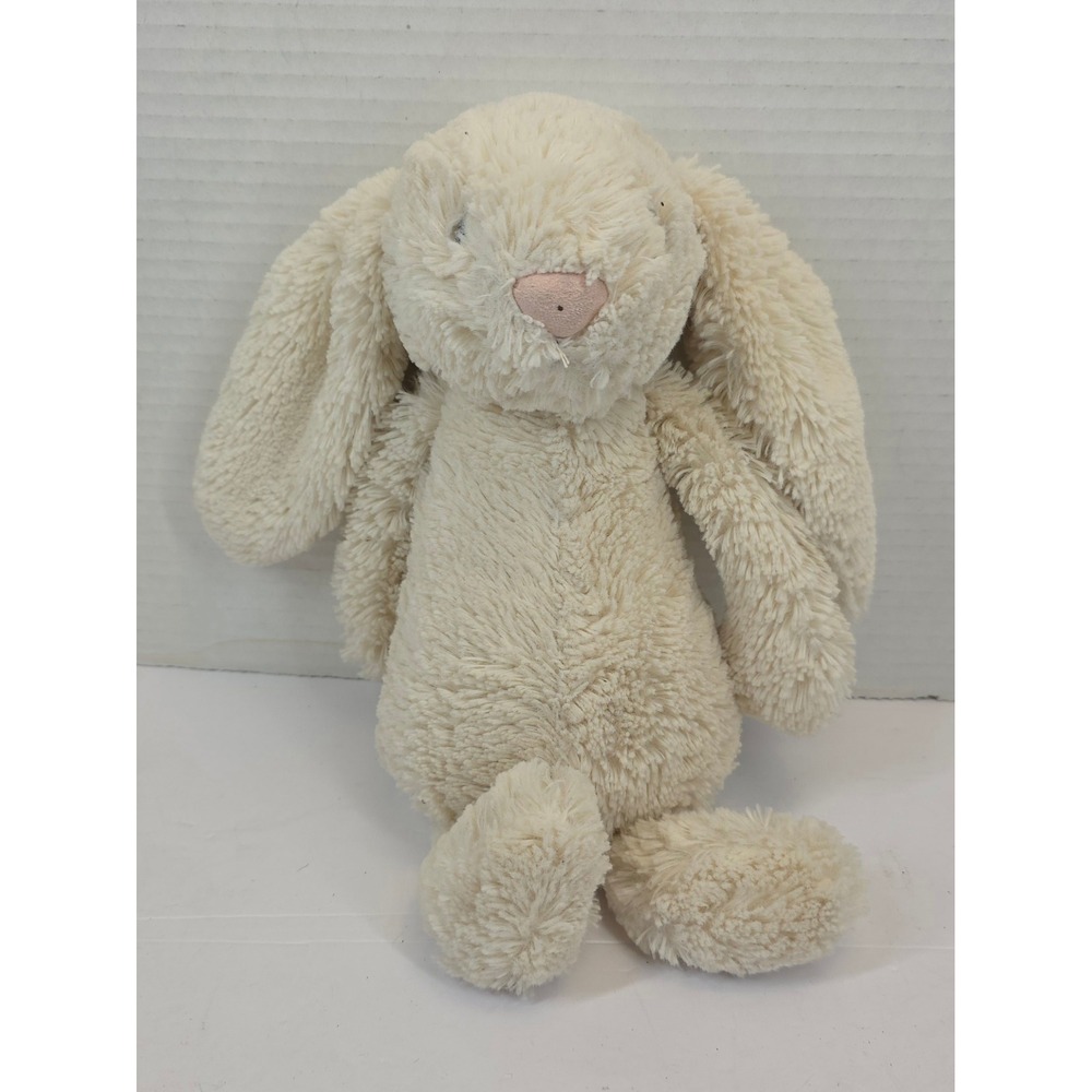 Jellycat London Bashful Bunny Cream Beige Plush Stuffed‎ Animal Large 15 inch